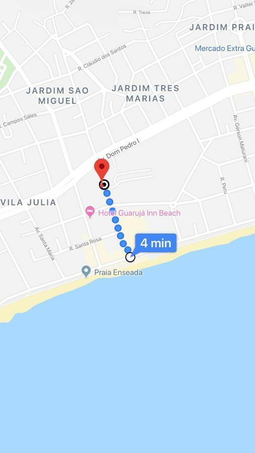 Apto A 2 Min A Pe Da Praia - Edificio Monte Carmel Guarujá Exteriér fotografie